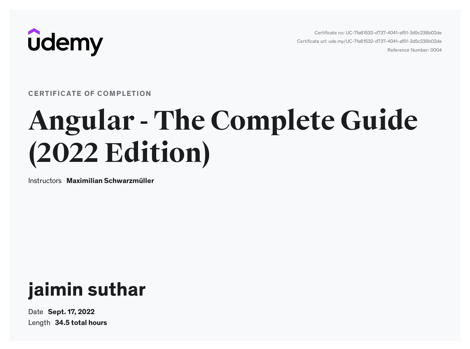 Angular - The Complete Guide Course